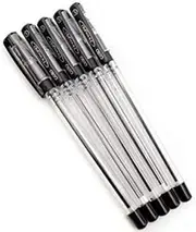 Cello Finegrip Black Pen Soft & Smooth Fine Writing 0.7 mm Soft Tip With Elastic Grip (10 Ball Point Pens Bundle with TeaLegacy Free Sampler) School & College Exam Time Series Low Pressure High Volume