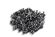 100pcs 2mm Gun Metal Black Jewellery Crimps Tube Beads Findings Earrings Making