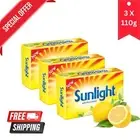 Sunlight Laundry Bar Lemon Fragrance 110g X 3 PACK | Clothes & Dish Washing Soap