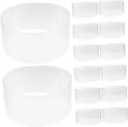 Cabilock 20Pcs Hat Shaper Inserts for Caps Cap Inner Support for Hat Shape Replacement for Baseball Hats Easy to Use Hat Support