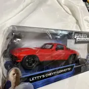 Weisspi Jadatoys 1/24 Letty'S Chevy Corvette Minicar