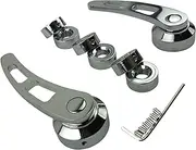 STGTZPLPDU Aluminum Alloy 4-1/4inches Electroplated Window Crank Handle Kit Chrome Finish Replacement Compatible with Chevrolet Compatible with Ford Compatible with Chrysler Car Window Switch