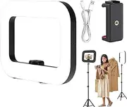 Selfie Ring Light,Video Fill Lamp Stabilizer for Camera | Portable High Brightness LED Ring Selfie Light for Live Streaming, Product Photography