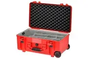 HPRC 2550W - Wheeled Hard Case + Second Skin Line & Divider Kit (Red)