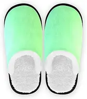 [Joisal] Green Gradient Indoor Slippers, House Shoes Men Lightweight Slippers for Hospital Delivery 35-45, Green Gradient (2), 5-8 Women/9-12 Men