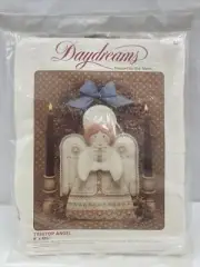 Vintage 1984 Daydreams Treetop Angel Craft And Embroidery Kit Size 9” X 12”