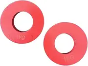 Generic 2x Weight Plate Barbell Plates Compact Design for Home Gym Workouts