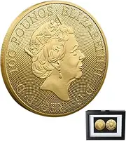 5 Pcs Queen Elizabeth II Coins,Craved Queen Elizabeth Collectible Coins | Collectible Coins Queen Elizabeth Coins, Home Decoration Collection Coin, Craft Gift Borato