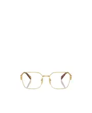 Prada Eyewear Square Frame Glasses 53 Yellow