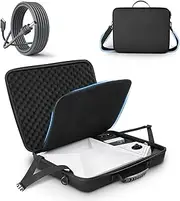 Starlink Mini Case — with Cable Kit, Shockproof Mini Starlink Case Travel with 2 Carry Options, Carrying Starlink Mini Bag and Cable 16.4 FT