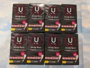 LOT (8) U BY KOTEX BARELY THERE DAILY LINERS REGULAR 50 COUNT EACH
