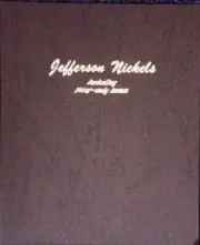Dansco 8113 High Quality Album For Jefferson Nickels w/ Proofs 1938-2005 Coins