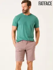 FatFace Mawes Purple Chino Shorts (E80239) | $102
