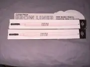 (2) COVERGIRL Clean Fresh Brow Liner ~ 1 mm Nano Eyebrow Pencil #700 Black Brown
