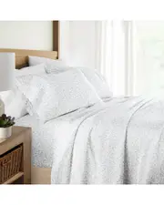 Home Collection 300 Thread Count 4pc Cotton Pattern Sheet Set