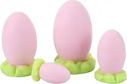 Large Diameter Anal Plug 4 Size Silicone Anal Ball Anal Prostate Huge Anal Dilator Vagina Anal Plug for Men Women Couples(XL)