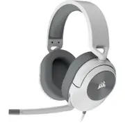 Corsair CA-9011261-AP HS55 White Stereo Gaming Headset, PS5 3D Audio, Box X, Switch, Discord