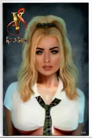 Valkyrie Saviors Key of Storms SCHOOL GIRL Larissa TRADE Cosplay Variant #5/65