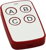 Generic Garage Door Opener Remote - Wireless Remote Control Duplicator | 4-Button Gate Remote Control for Vehicle Central Locking Systems, Electronic Garage Door