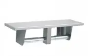 Presale Bobrick B2840 Double Toilet Roll Holder With Shelf - Silver 405Mml