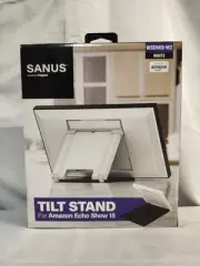 Sanus - Tilt Stand for Amazon Echo Show 15 - White - Model: WSEHKS-W2