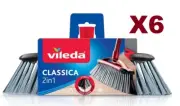 6 PZ VILEDA SCOPA 2 IN 1 CLASSICA PER INTERNI
