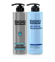 Dashu Scalp Deep Cleansing Shampoo 500ml + Protein Treatment 500ml K-Beauty