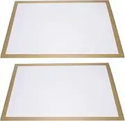 ULTECHNOVO 2 Sets Magnetic Self Adhesive Picture Frames for Home Paintings Display Frame Wall Decoration for Certificates and Artworks Easy Installation