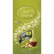Lindt Lindor Chocolate Balls Pistachio 123g