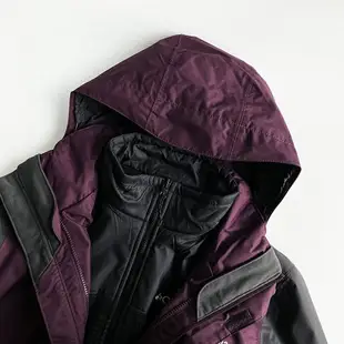 美國百分百【全新真品】Columbia 兩件式外套 男款 保暖 哥倫比亞 夾克 長袖 刷毛 logo 紫色 BG92