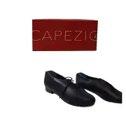 Capezio Tap Shoes Oxford Size 2 M, Teletone Black 443C Man Made material,
