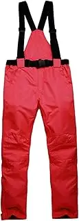 [MOOCO MORNING] Winter Men Women Warm Snow Pants Cold Weather Waterproof Skiing Pants Trousers with Removable Suspenders Snowboarding Shoveling