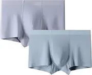 [Maiyifu-GJ] 2 Pack Men's Boxer Briefs Underwear Soft Breathable Stretch Underpants for Men Comfortable Moisture-Wicking Trunks, Color31, 3X-Large, Color31, 3X-Large
