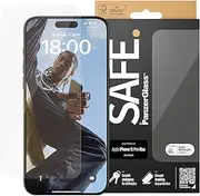 PanzerGlass Safe UltraWide Fit Screen Protectors for iPhone 15 Pro Max