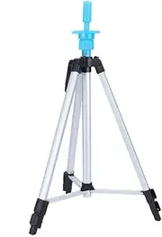 Mannequin Head Tripod Stand, Aluminum Alloy Hairdressing Training Mannequin Head Stand Height Adjustable Wig Holder Stand withCarry Bag forSalon Hairdressers or Trainees/410
