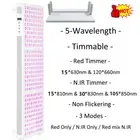 1500W Red Light Therapy Panel 300 LEDS Red Light High Power Panels with Stand