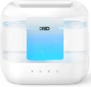 Humidifiers for Bedroom, Top Fill 4L Supersized Cool Mist Humidifier, 32H Runtim