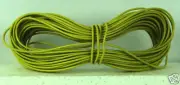 Model Railway Peco or Hornby Point Motor etc Wire 1x30m Roll 7/0.2mm 1.4A Yellow