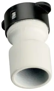 Orbit 67449 1/2 in. White PVC Slip x 1/2 in. Black Drip-Lock Adapter