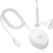 USB Electric Toothbrush Charger for O-ral B Toothbrushes Inductive Electric Toothbrush Replacement Base Compatible with B-raun O-ral b Type 3757 Charging Base Waterproof Universal USB Plug Adapter