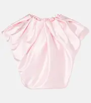 [Simone Rocha] Simone Rocha Draped satin top AU 6 pink