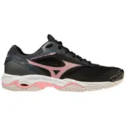 Mizuno - Womens Wave Phantom 2 NB - Netball Shoes (Black/Pale Rosette)
