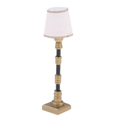 1/12 Dolls House Floor Lamp Lighting Miniature Dollhouse Furniture Decor