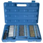 Sutekus Wire Brush Set Bore Cleaning Brush Set with 1/4 Inch Hex Shank Assorted