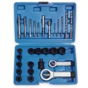 28pcs Spiral Socket Wrench Set with Extractors & Nut Splitters | Chromoly Ste...