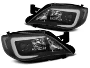 Projector Headlights for Subaru Impreza 3 III GH 07-12 Tube Black D2S Xenon HID