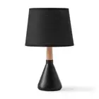 Sherwood Preston Table Lamp (Black) W20 x D20 x H33cm