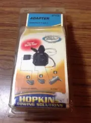 Hopkins 47175 Multi-Tow 4-Wire Flat to 6-Pole Round & 4-Wire Flat Connector NOS!