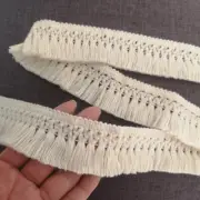5 Yards Cotton Lace Tassel Fringe Trim DIY Sewing Garment Curtain Crafts Supply