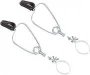 FONDOTIN 2pcs Reptile Light Clips Lamp Holders for Shades Practical Light Clamps for Reptile Enclosures Easy to Use Safe for All